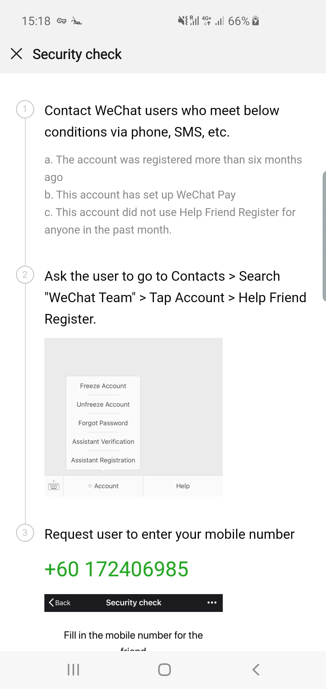 Without account sign phone to wechat number up How to